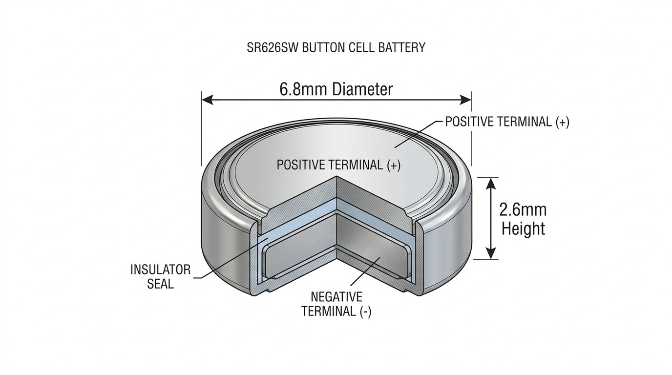 Physical dimensions of the standard SR626SW button cell battery..jpg
