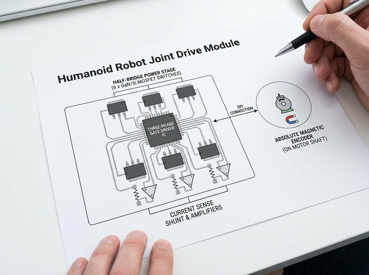 Joint Drive Electronics Circuit Block Diagram