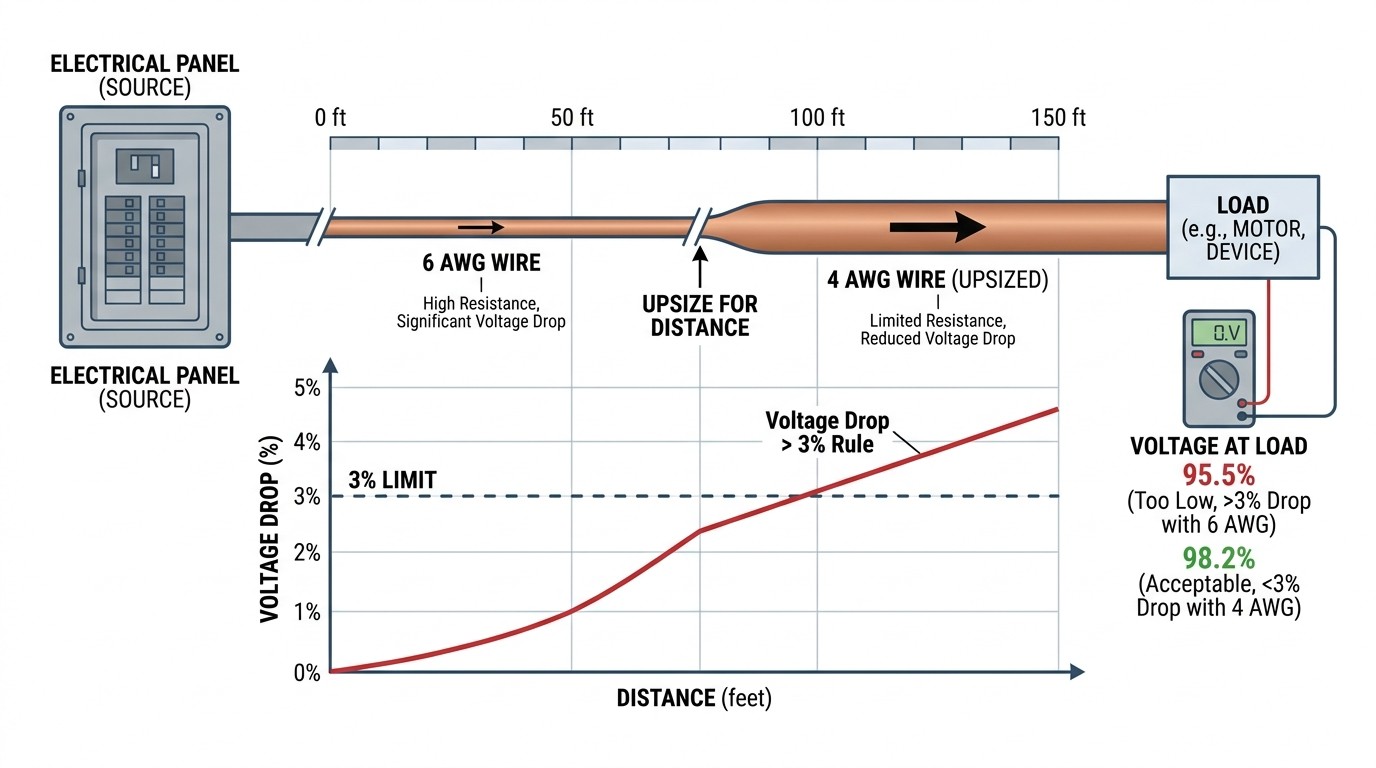Voltage drop compensation showing wire upsizing over long distances..jpg Voltage drop compensation showing wire upsizing over long distances..jpg